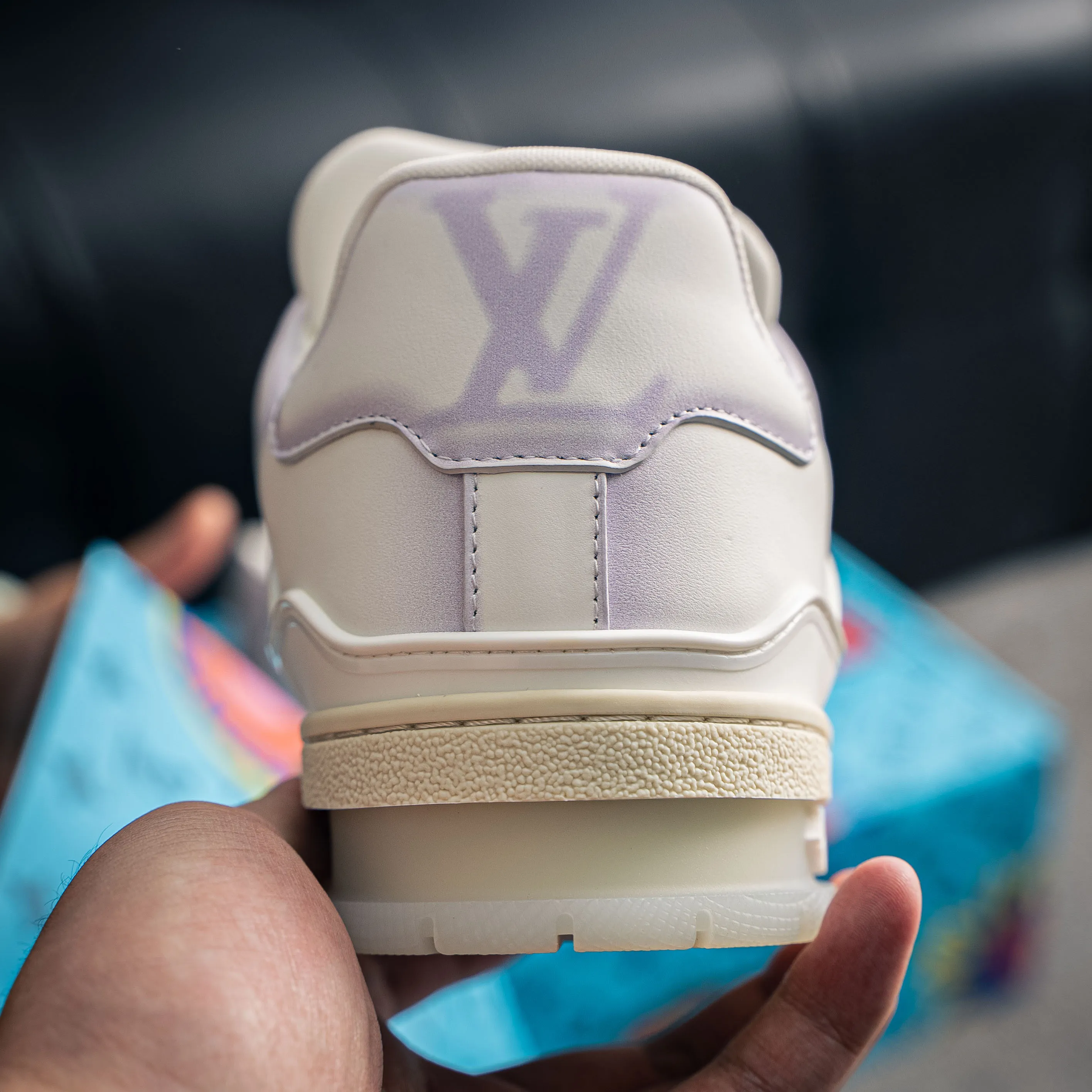 【YS 】 Louis Vuitton LV Trainer Blue ✦ ， ✦ White ， ✦ Lace-Up ，
